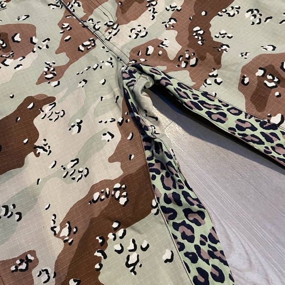 Camouflage and Leopard Print Pants - Picture 2 of 3